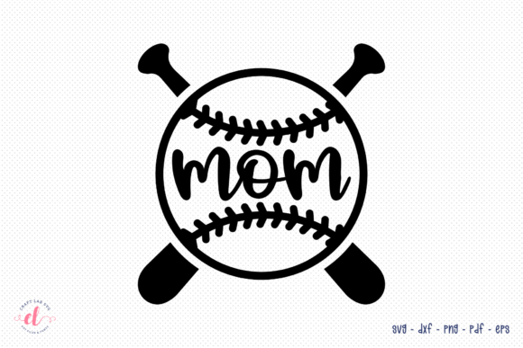 Baseball Mom SVG: Graphics for Crafts & Branding