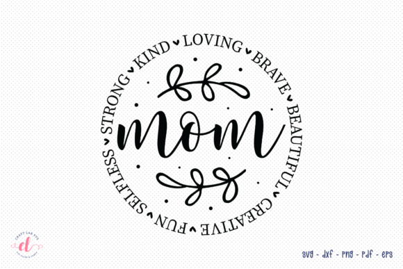 Mom SVG Graphics for Crafts & Web Design